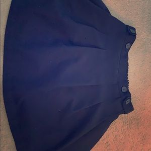 Never worn navy blue skirt. Good for uniforms